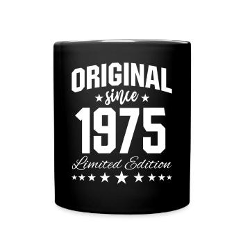 Original Since 1975 Limited Edition Birthday 50 - Tasse einfarbig - Schwarz - Vorne