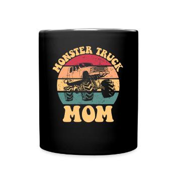 Maman Monster Truck - Mug uni - noir - Devant