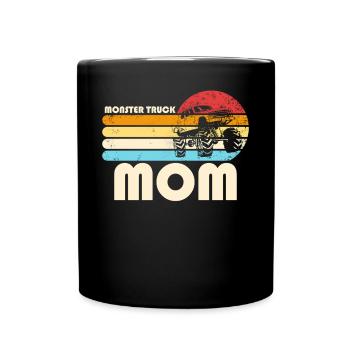 Maman Monster Truck - Mug uni - noir - Devant