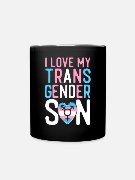 Transgender Trans LGBT Pride - Tasse einfarbig - Schwarz