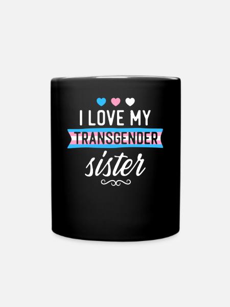 Transgender Trans LGBT Pride - Tasse einfarbig - Schwarz