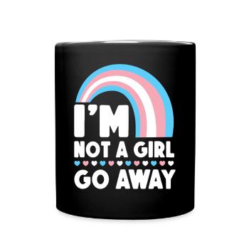 Transgender Trans LGBT Pride - Tasse einfarbig - Schwarz - Vorne