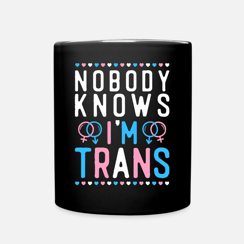 Fierté LGBT transgenre - Mug uni - noir