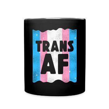 Transgender Trans LGBT Pride - Tasse einfarbig - Schwarz - Vorne