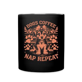 Dog Mom Gifts for Women - Tasse einfarbig - Schwarz - Vorne