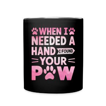 Dog Mom Gifts for Women - Tasse einfarbig - Schwarz - Vorne