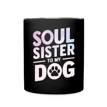 Dog Mom Gifts for Women - Tasse einfarbig - Schwarz - Vorne