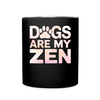 Dog Mom Gifts for Women - Tasse einfarbig - Schwarz - Vorne