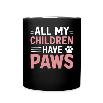 Dog Mom Gifts for Women - Tasse einfarbig - Schwarz - Vorne
