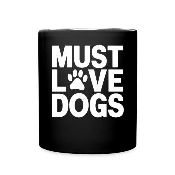 Dog Mom Gifts for Women - Tasse einfarbig - Schwarz - Vorne