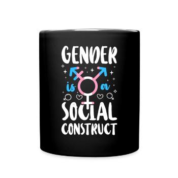 Fierté LGBT transgenre - Mug uni - noir - Devant