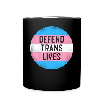 Fierté LGBT transgenre - Mug uni - noir - Devant