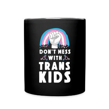 Fierté LGBT transgenre - Mug uni - noir - Devant