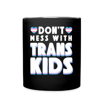 Fierté LGBT transgenre - Mug uni - noir - Devant
