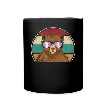Transgender Trans LGBT Pride - Full Colour Mug - black - Front