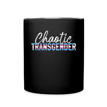 Transgender Trans LGBT Pride - Tasse einfarbig - Schwarz - Vorne