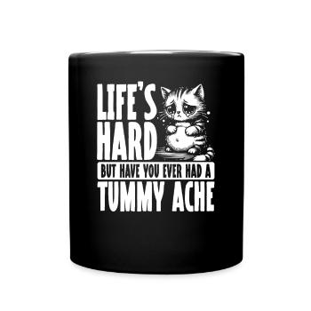 Douleur à l’estomac Survivant Douleur à l’estomac - Mug uni - noir - Devant