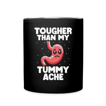 Douleur à l’estomac Survivant Douleur à l’estomac - Mug uni - noir - Devant