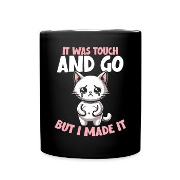 Douleur à l’estomac Survivant Douleur à l’estomac - Mug uni - noir - Devant