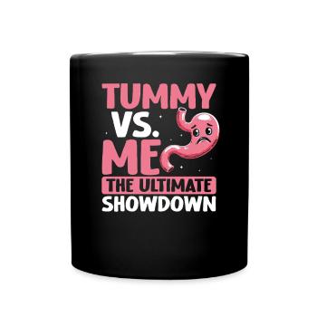 Douleur à l’estomac Survivant Douleur à l’estomac - Mug uni - noir - Devant