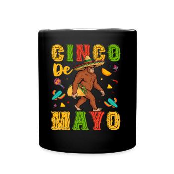 Cino De Mayo - Mug uni - noir - Devant