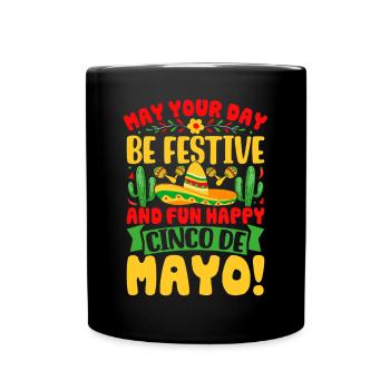 Cinco De Mayo - Mug uni - noir - Devant