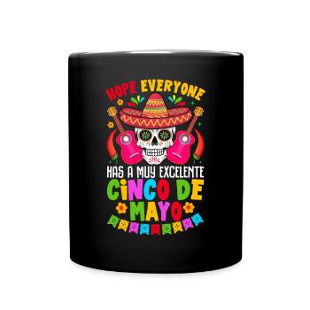 Cino de Mayo - Mug uni - noir - Devant
