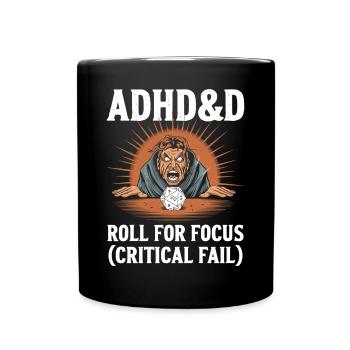 Adhd RPG - Full Colour Mug - black - Front