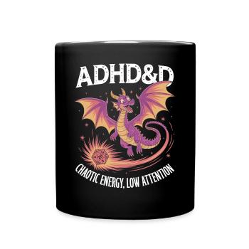 Adhd RPG - Full Colour Mug - black - Front