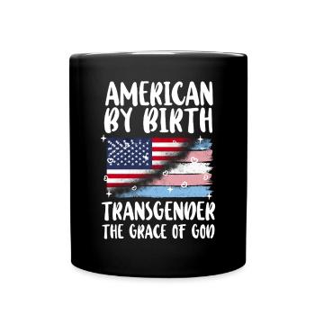 Fierté LGBT transgenre - Mug uni - noir - Devant