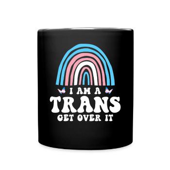 Transgender Trans LGBT Pride - Tasse einfarbig - Schwarz - Vorne