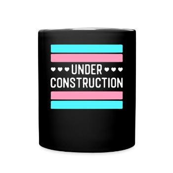 Transgender Trans LGBT Pride - Tasse einfarbig - Schwarz - Vorne
