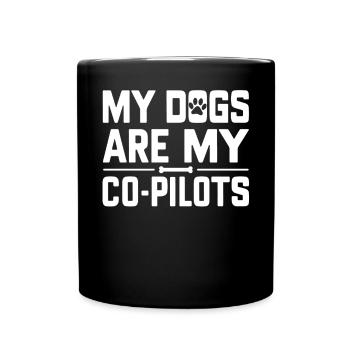 Dog Mom Gifts for Women - Tasse einfarbig - Schwarz - Vorne
