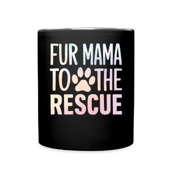 Dog Mom Gifts for Women - Tasse einfarbig - Schwarz - Vorne