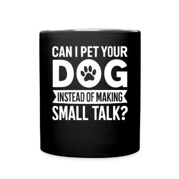 Dog Mom Gifts for Women - Tasse einfarbig - Schwarz - Vorne