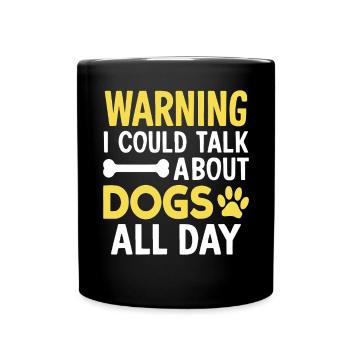 Dog Mom Gifts for Women - Tasse einfarbig - Schwarz - Vorne
