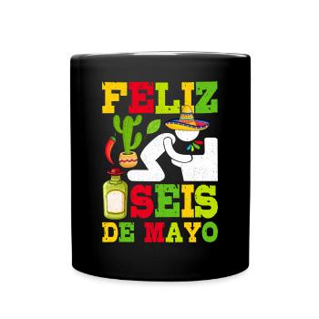 Cinco De Mayo - Mug uni - noir - Devant