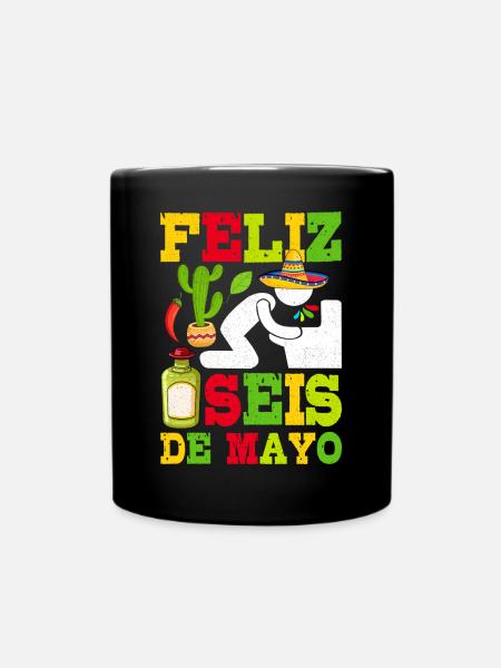 Cinco De Mayo - Tasse einfarbig - Schwarz