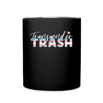 Transgender Trans LGBT Pride - Tasse einfarbig - Schwarz - Vorne