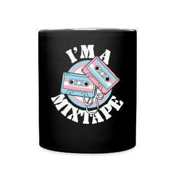 Fierté LGBT transgenre - Mug uni - noir - Devant