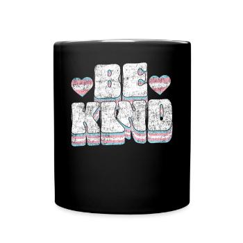 Transgender Trans LGBT Pride - Tasse einfarbig - Schwarz - Vorne