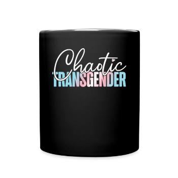 Transgender Trans LGBT Pride - Tasse einfarbig - Schwarz - Vorne