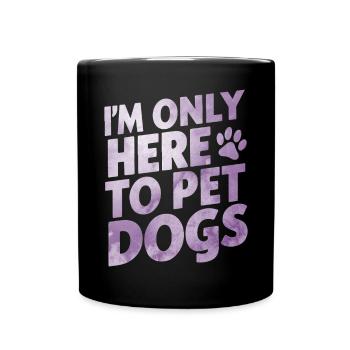 Cadeaux de maman chien pour femmes - Mug uni - noir - Devant