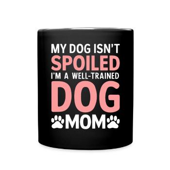 Dog Mom Gifts for Women - Full Colour Mug - black - Front