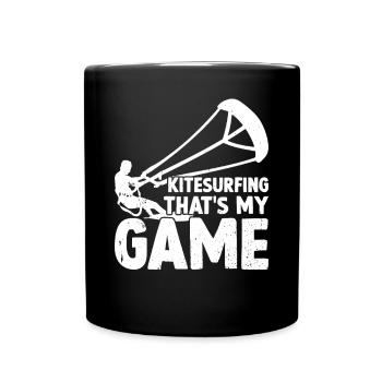 Kiteboarding Lover - Le kitesurf, c’est mon jeu - Mug uni - noir - Devant