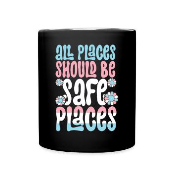 Fierté LGBT transgenre - Mug uni - noir - Devant