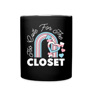Fierté LGBT transgenre - Mug uni - noir - Devant