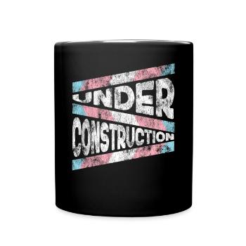 Fierté LGBT transgenre - Mug uni - noir - Devant