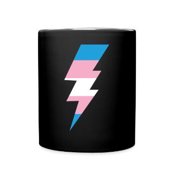 Transgender Trans LGBT Pride - Tasse einfarbig - Schwarz - Vorne