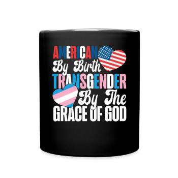 Fierté LGBT transgenre - Mug uni - noir - Devant